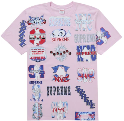 Supreme Camiseta Flash Rosa Claro Buy Supreme Camiseta Flash Rosa Claro