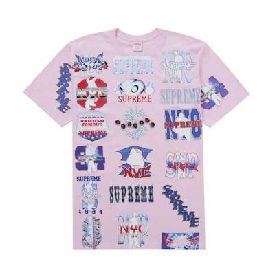 Supreme Flash Tee Light Pink