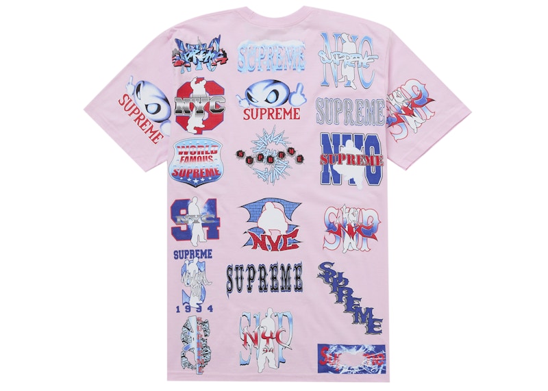Supreme Flash Tee Light Pink 圖 2