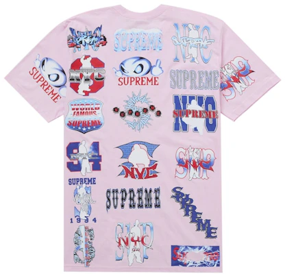 Supreme Camiseta Flash Rosa Claro Order Supreme Camiseta Flash Rosa Claro