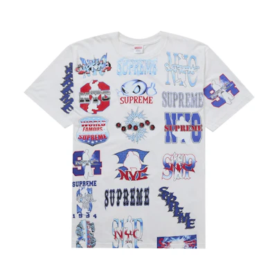 Supreme Flash Tee White