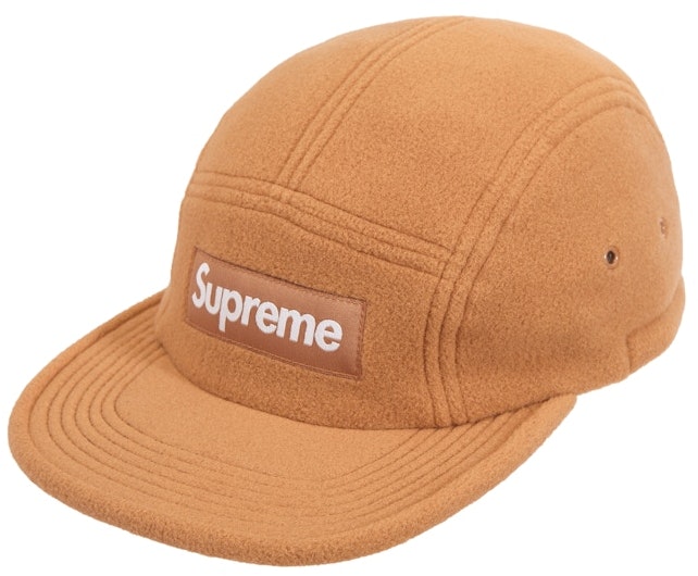 supreme-fleece-pullcord-camp-cap-brown