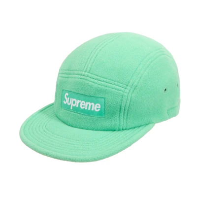 Supreme Fleece Pullcord Camp Cap Green