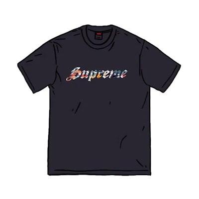 Supreme Floral Appliqué S/S Top Black