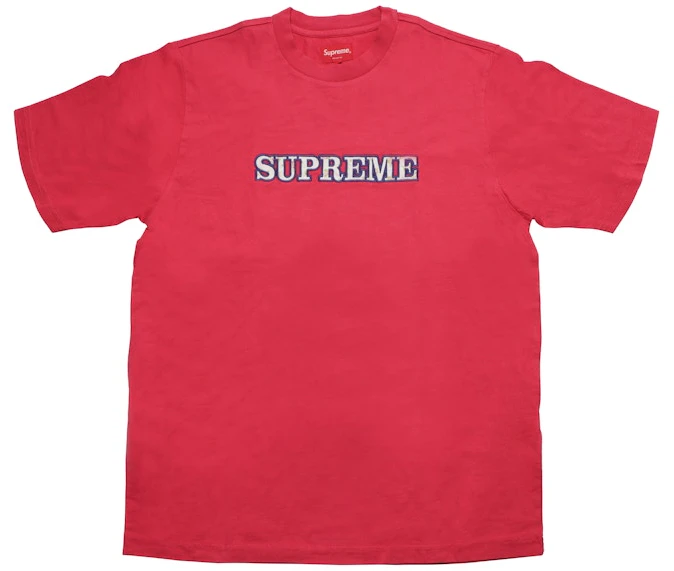 supreme-floral-logo-tee-dusty-red