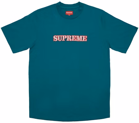 Supreme Floral Logo Tee Teal Buy Supreme Floral Logo Tee Teal