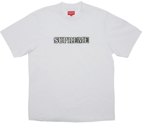 Supreme Floral Logo Tee White Buy Supreme Floral Logo Tee White