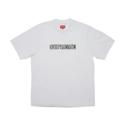 Supreme Floral Logo Tee White