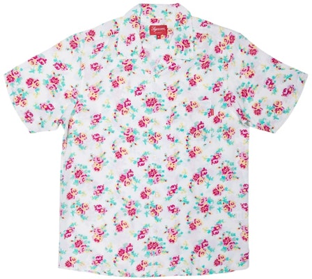 Kemeja Lengan Pendek Rayon Bunga Putih Supreme Buy Kemeja Lengan Pendek Rayon Bunga Putih Supreme