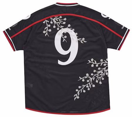 Supreme Floral Soccer Jersey Black Order Supreme Floral Soccer Jersey Black