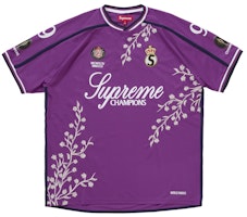 Supreme Floral Soccer Jersey Purple Supreme Floral Soccer Jersey Purple