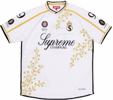 Supreme Floral Soccer Jersey White Supreme Floral Soccer Jersey White