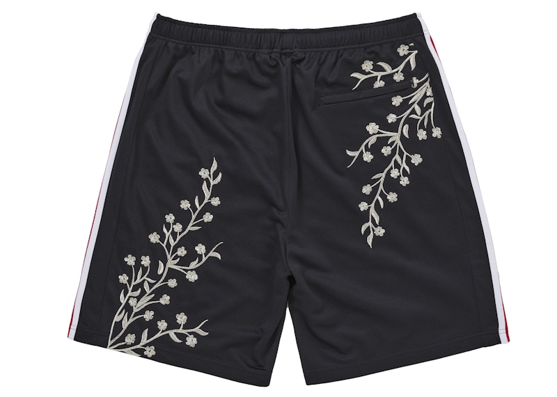 Order Supreme Celana Pendek Floral Soccer Hitam