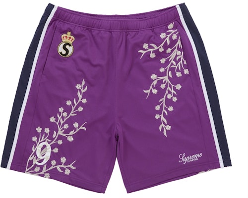Supreme Seluar Pendek Bola Sepak Bunga Ungu Buy Supreme Seluar Pendek Bola Sepak Bunga Ungu
