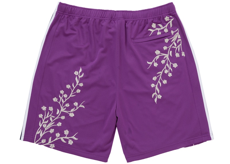 Order Supreme Seluar Pendek Bola Sepak Bunga Ungu