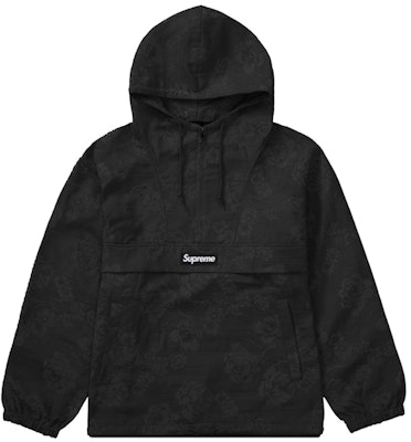 Supreme Floral Tapestry Anorak Black Buy Supreme Floral Tapestry Anorak Black