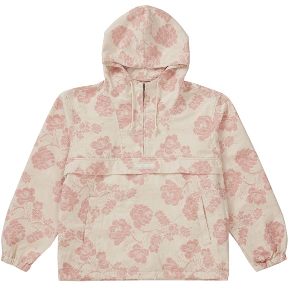 supreme-floral-tapestry-anorak-pink