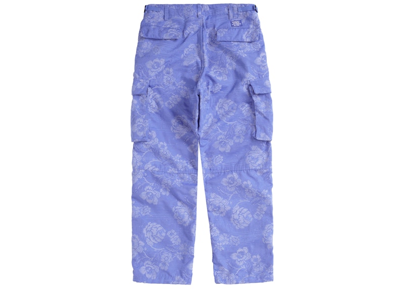 Supreme Floral Tapestry Cargo Pant Blue 圖 2