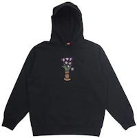 Supreme Flowers Hooded Sweatshirt Black Supreme Flowers Hooded Sweatshirt Black
