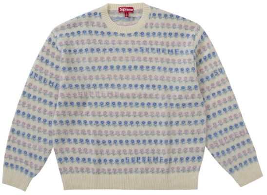 슈프림 플라워 메탈릭 스웨터 아이보리 Buy 슈프림 플라워 메탈릭 스웨터 아이보리