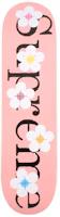 Supreme Flowers Skateboard Deck Pink Supreme Flowers Skateboard Deck Pink