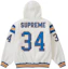 Order Sudadera con Capucha con Cierre Supreme Football Blanca.