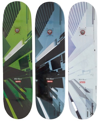 Set Papan Skateboard Supreme Forms Berwarna-warni Order Set Papan Skateboard Supreme Forms Berwarna-warni