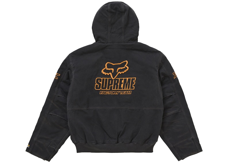 Lookbook シュプリーム フォックスレーシング フーデッド ワークジャケット ブラック