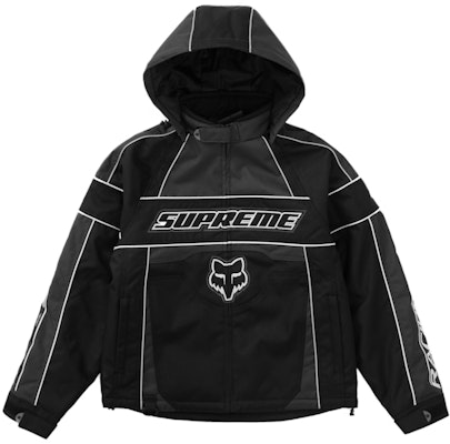Supreme Fox Racing Jacket Black Lookbook Supreme Fox Racing Jacket Black