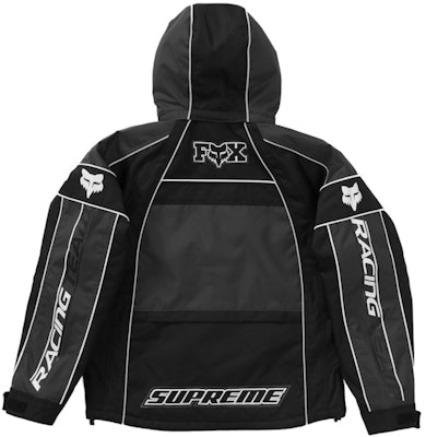 Supreme Fox Racing Jacket Black Shop Supreme Fox Racing Jacket Black