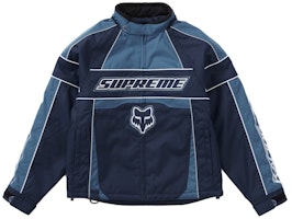 Supreme Fox Racing Jacket Blue Supreme Fox Racing Jacket Blue