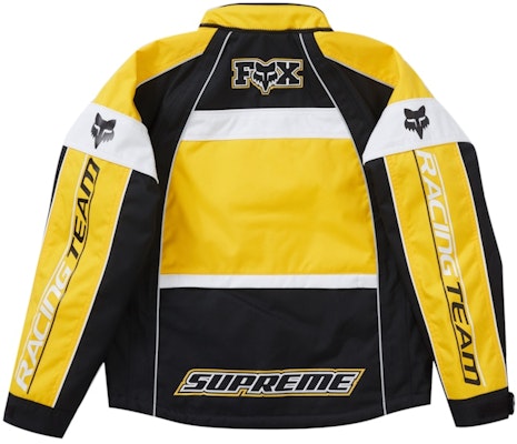 Supreme Fox Racing Jacket Yellow Order Supreme Fox Racing Jacket Yellow