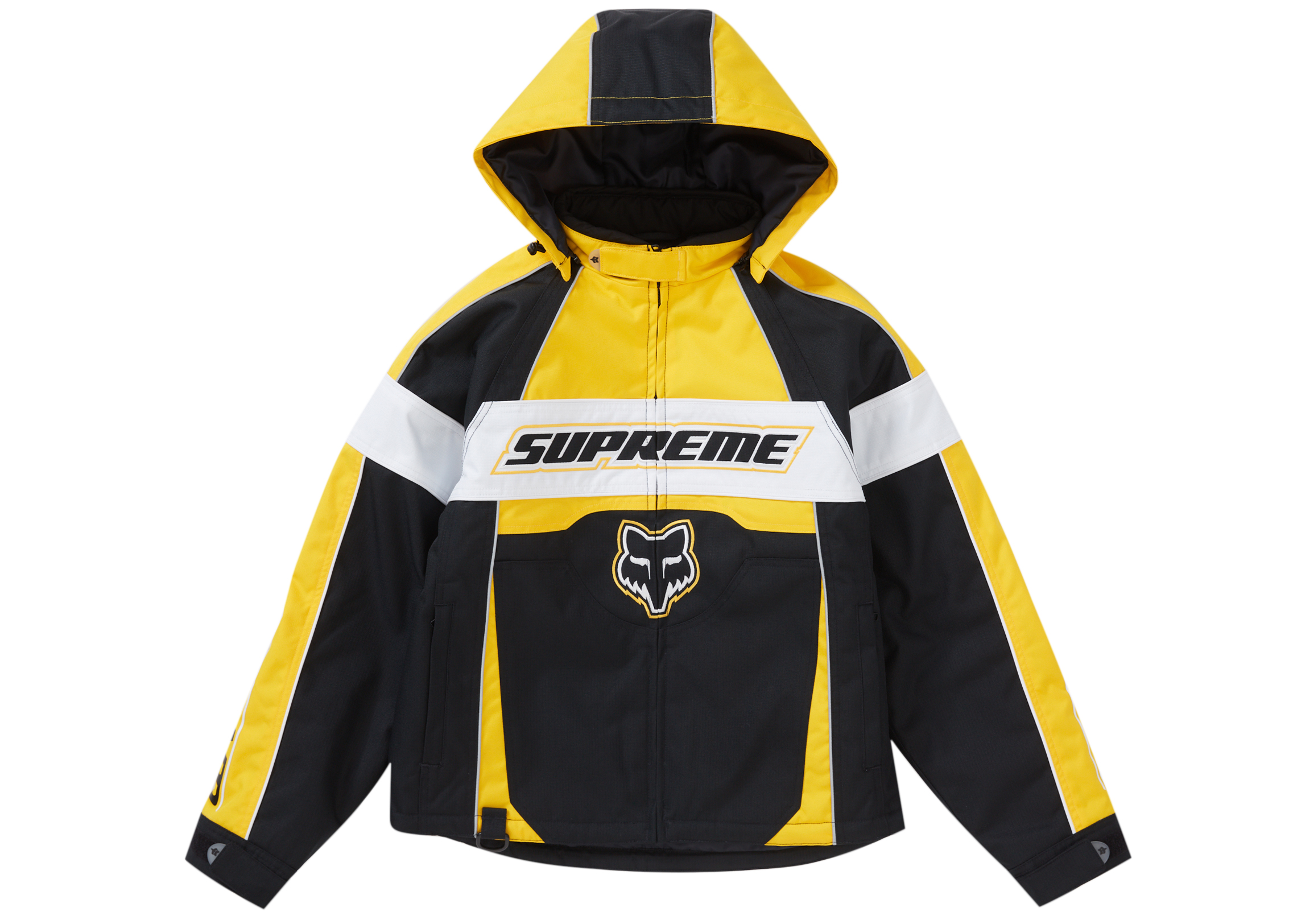Buy Supreme Fox Racing Jacket Yellow - Novelship
