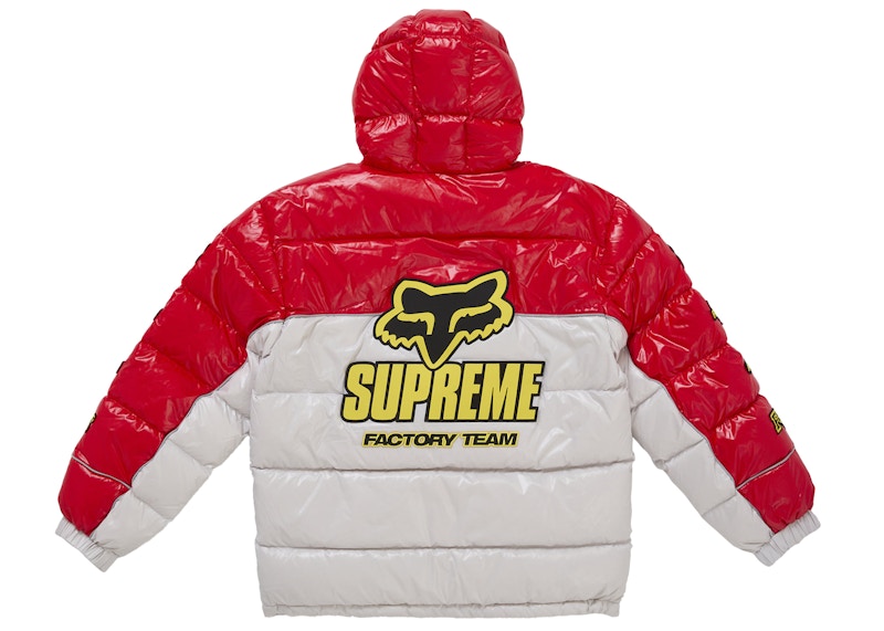 Shop Supreme Fox Racing Jaket Puffer Shiny Down Putih
