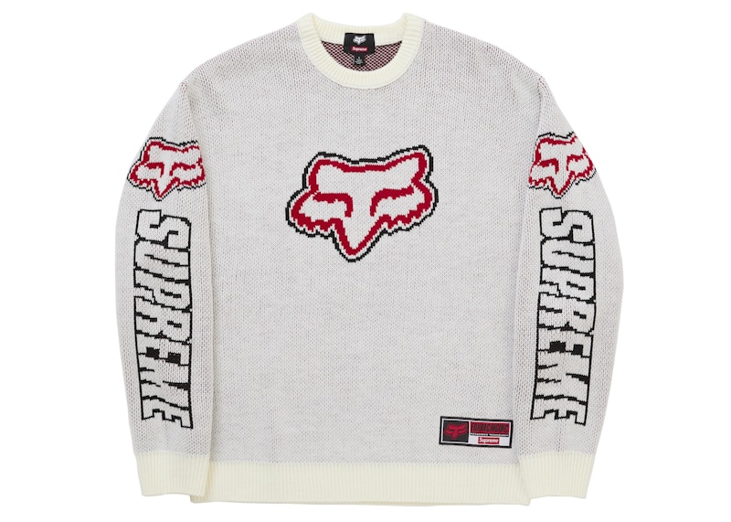 Supreme Fox Racing Sweater White