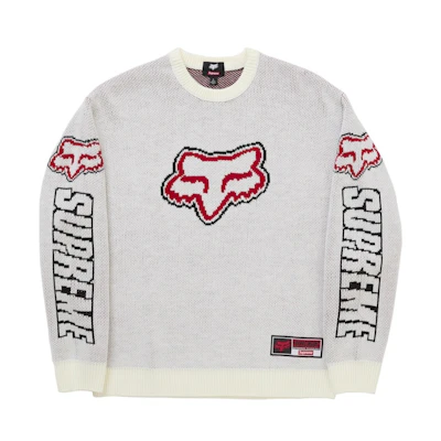 Supreme Fox Racing Sweater White