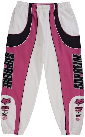 supreme-fox-racing-sweatpant-fw-25-white