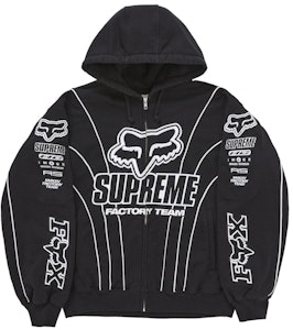 슈프림 폭스 레이싱 집업 후드 스웨트셔츠 블랙 Buy 슈프림 폭스 레이싱 집업 후드 스웨트셔츠 블랙