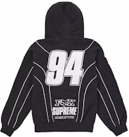 Order Supreme Fox Racing 黑色拉鍊連帽衛衣