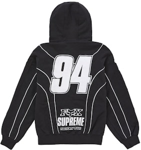 슈프림 폭스 레이싱 집업 후드 스웨트셔츠 블랙 Order 슈프림 폭스 레이싱 집업 후드 스웨트셔츠 블랙
