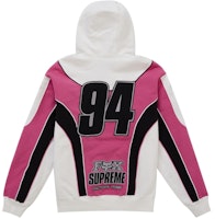 Supreme Fox Racing Hoodie Zip Up Putih. Order Supreme Fox Racing Hoodie Zip Up Putih.