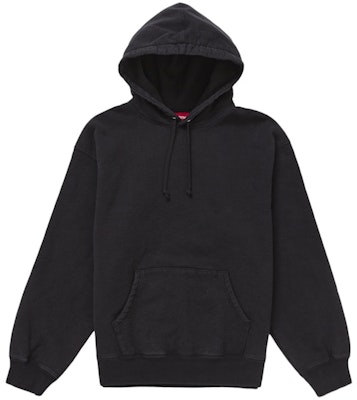 Supreme 黑色毛邊連帽長袖衫 Buy Supreme 黑色毛邊連帽長袖衫