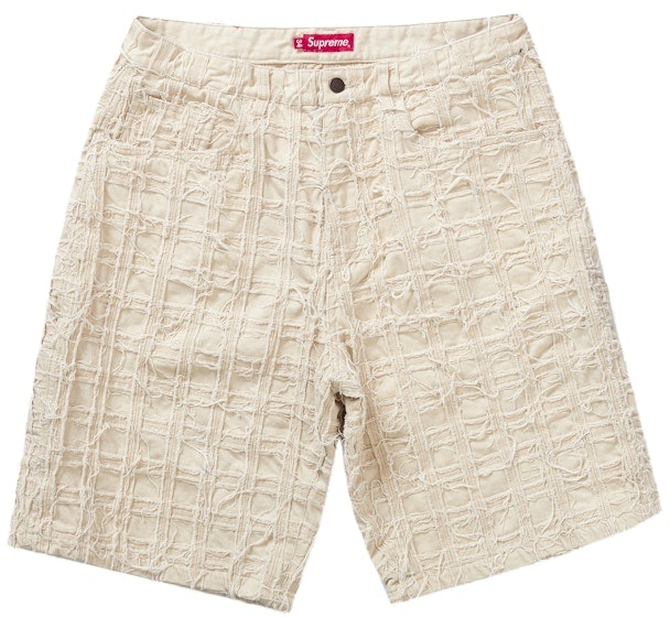 supreme-frayed-patchwork-baggy-denim-short-natural