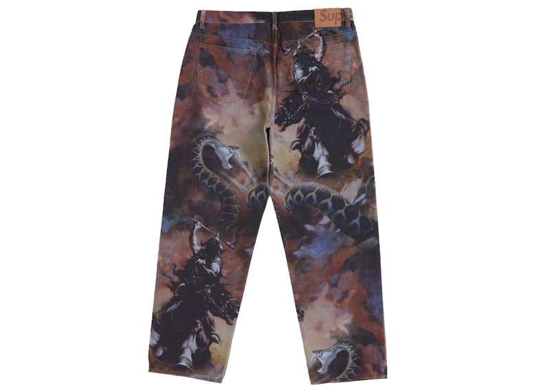 Supreme Frazetta Loose Fit Jean Multicolor 圖 2