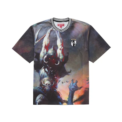 Supreme Frazetta Soccer Jersey Death Dealer