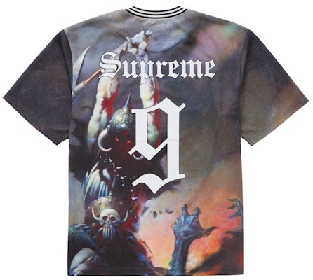 Supreme Frazetta Soccer Jersey Death Dealer Order Supreme Frazetta Soccer Jersey Death Dealer