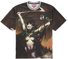 Supreme Frazetta Soccer Jersey Woman With Scythe Supreme Frazetta Soccer Jersey Woman With Scythe
