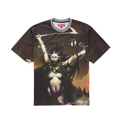 Supreme Frazetta Soccer Jersey Woman With Scythe