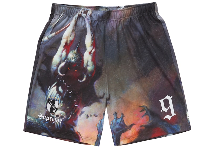 Supreme Frazetta Soccer Short Death Dealer