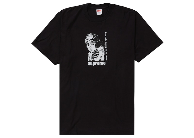 Supreme Freaking Out Tee Black